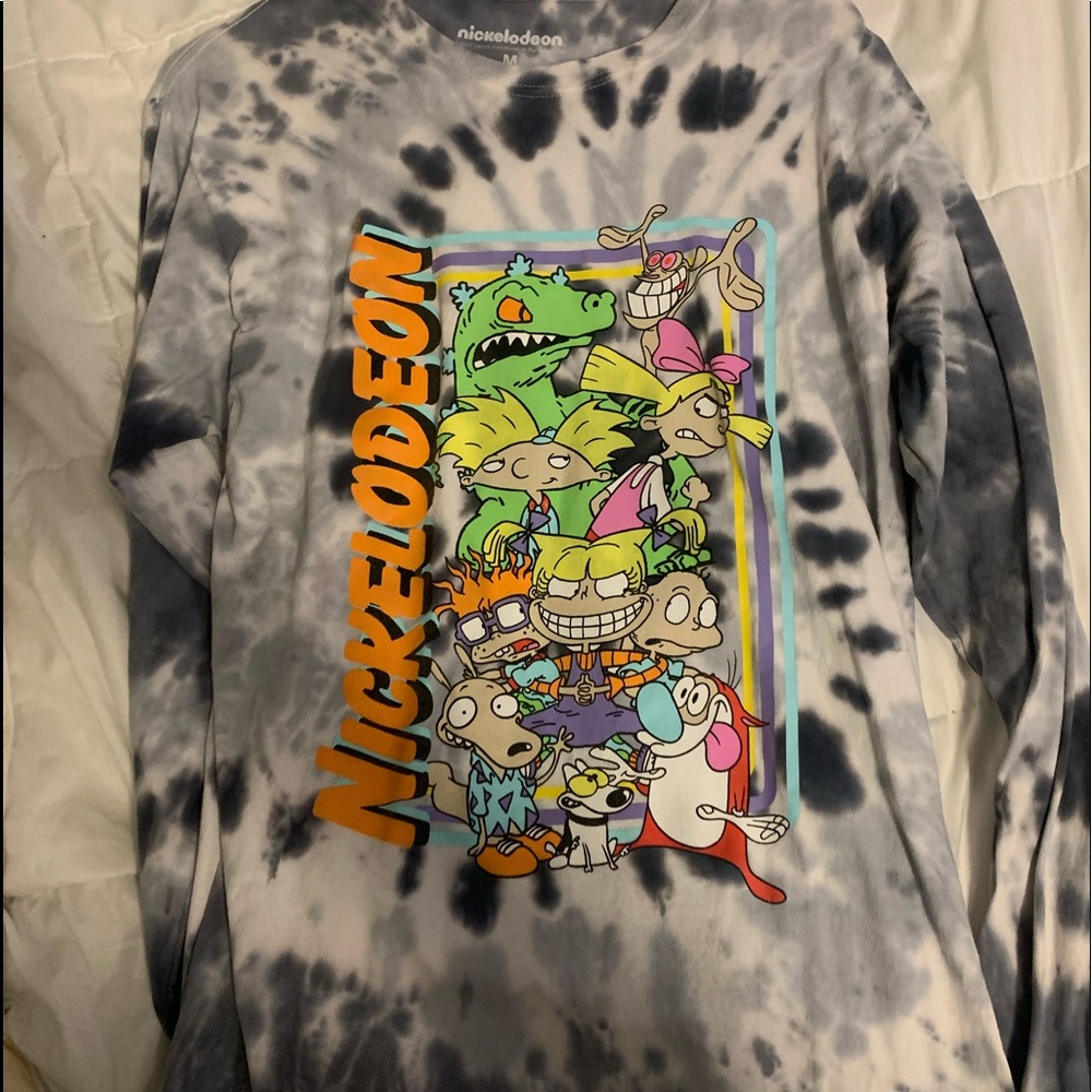 Tie dye Nickelodeon long sleeve shirt